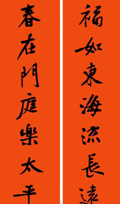 春节对联大全图片【对联春节对联集锦大全】