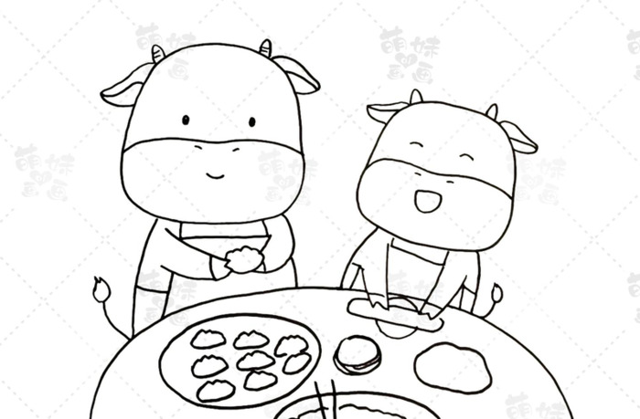 新年装饰画图片【新年装饰画图片又简单又好看】