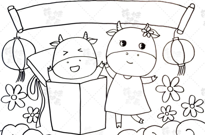 新年装饰画图片【新年装饰画图片又简单又好看】