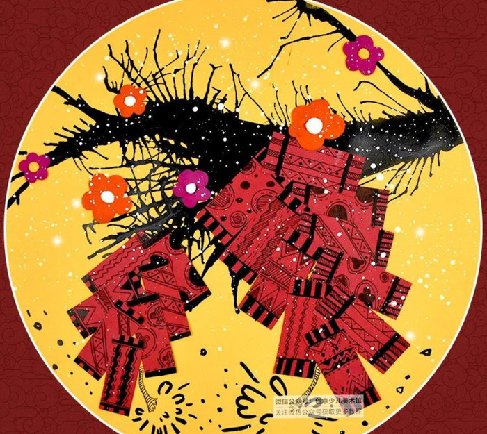 春节主题装饰画【过新年装饰画】