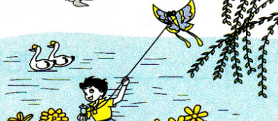 一年级描写春天的看图写话图片【一年级关于春天的看图写话】