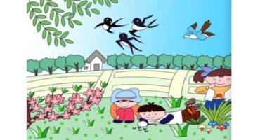 一年级看图写话,春天来了【春天来了看图写话50字】