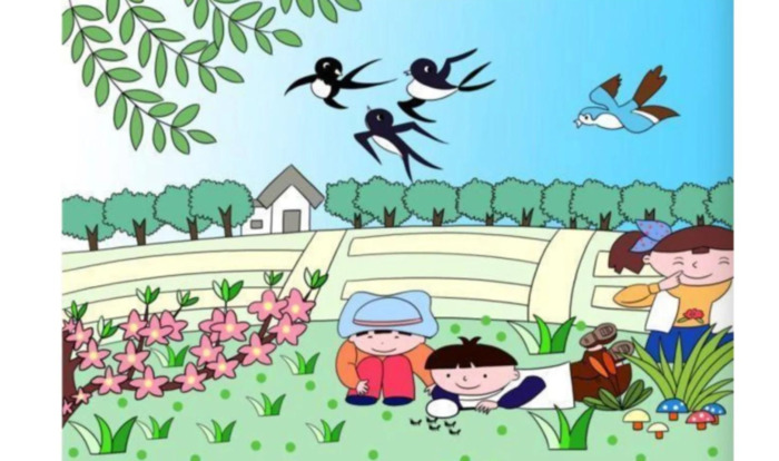 一年级看图写话,春天来了【春天来了看图写话50字】