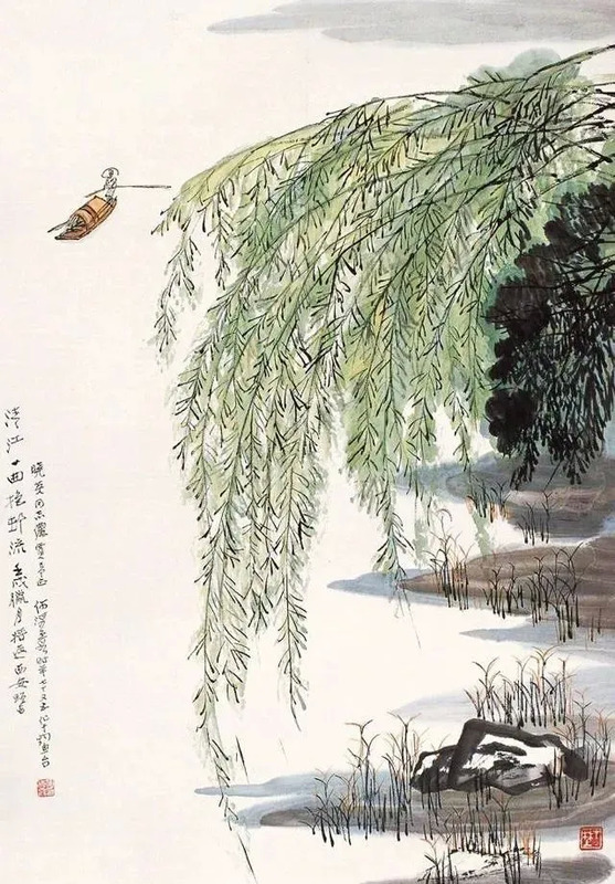 春天垂柳的图片大全简笔画【冬天垂柳图片大全】