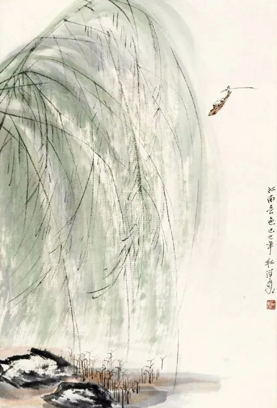 春天垂柳的图片大全简笔画【冬天垂柳图片大全】