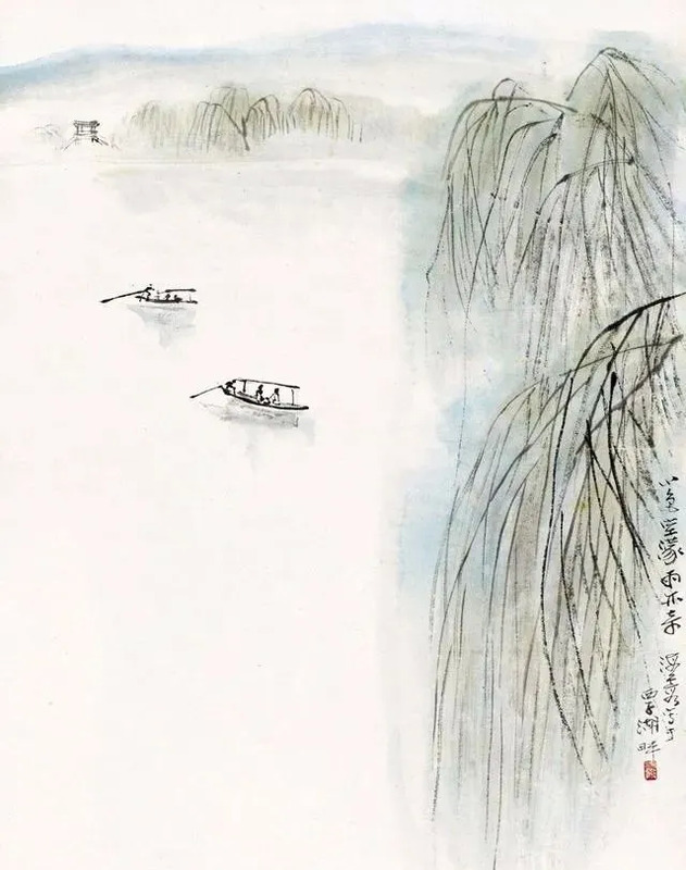 春天垂柳的图片大全简笔画【冬天垂柳图片大全】