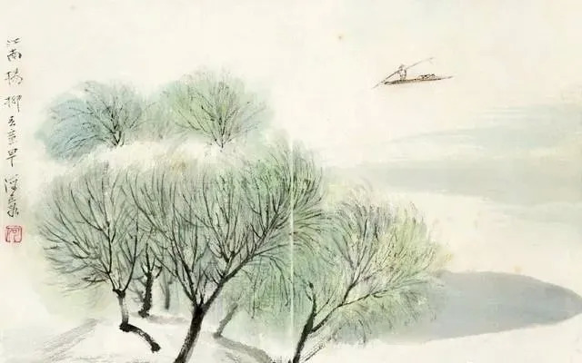 春天垂柳的图片大全简笔画【冬天垂柳图片大全】