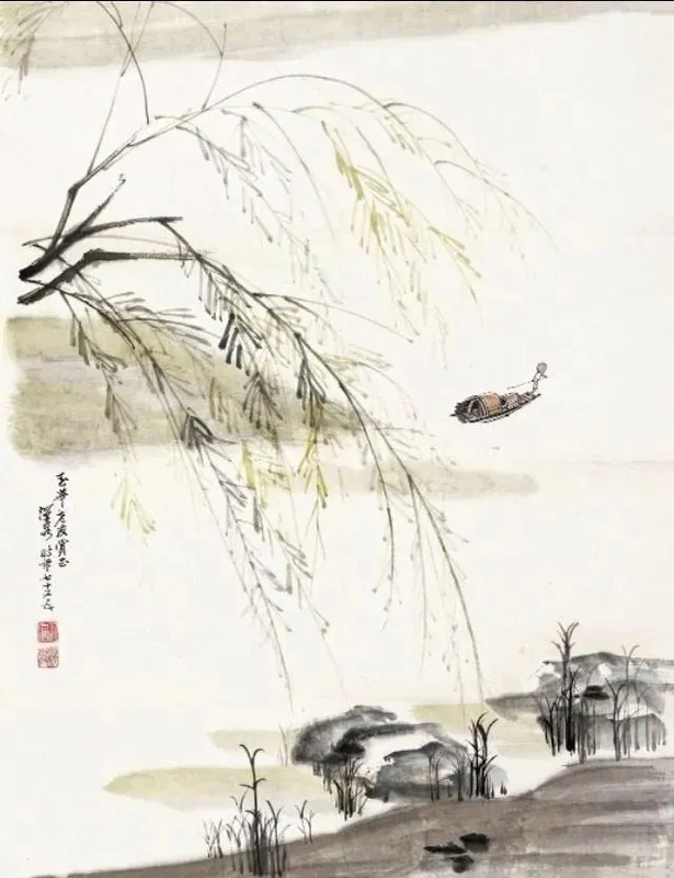 春天垂柳的图片大全简笔画【冬天垂柳图片大全】