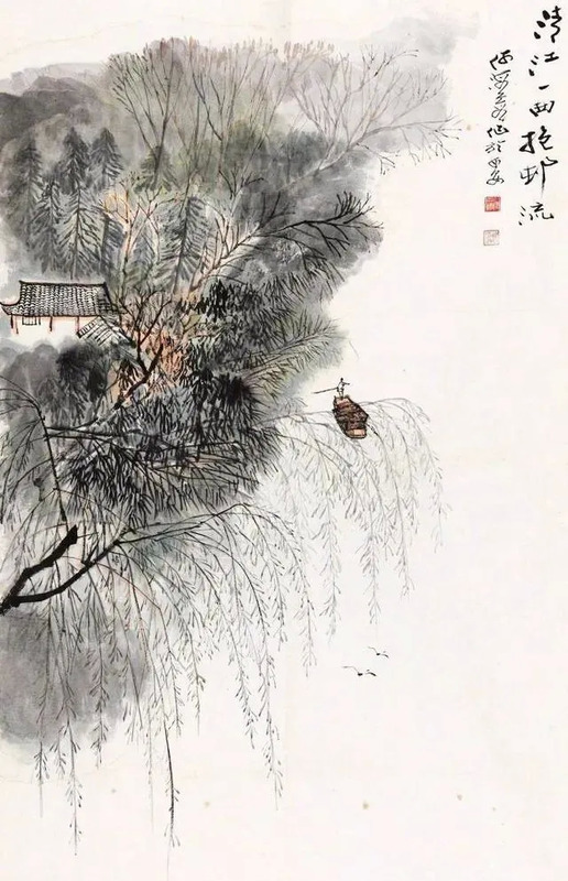 春天垂柳的图片大全简笔画【冬天垂柳图片大全】