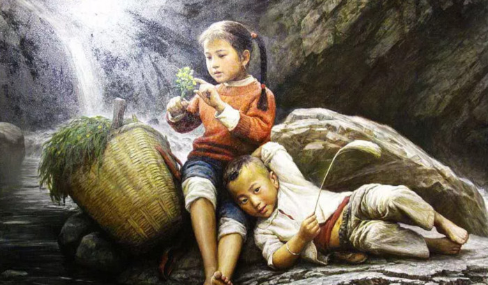 李自健的最贵油画多少钱【李自健山里的太阳油画】