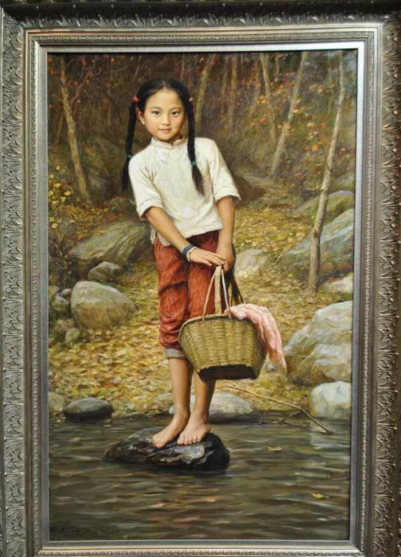 李自健的最贵油画多少钱【李自健山里的太阳油画】