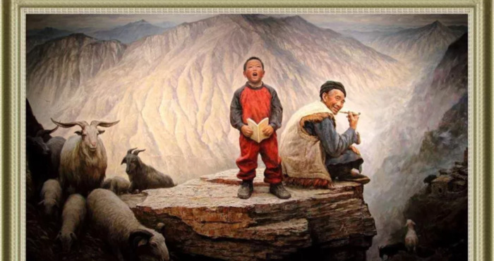 李自健的最贵油画多少钱【李自健山里的太阳油画】