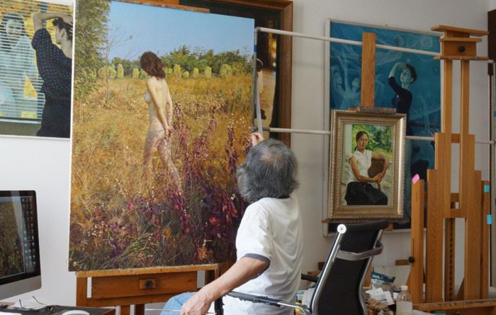 关则驹油画高清大图 作品【关则驹高清油画作品】