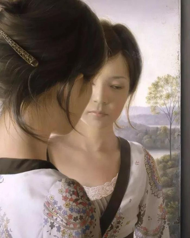 油画人物作品高清图片【人物油画作品图片】