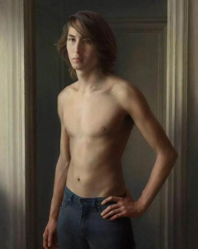 油画人物作品高清图片【人物油画作品图片】