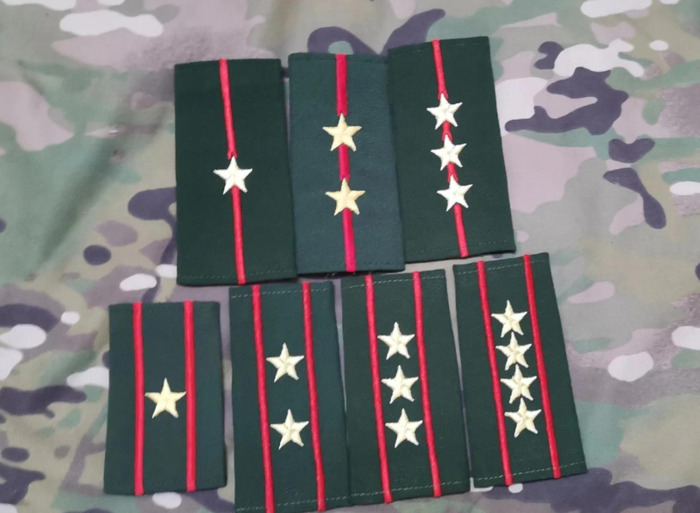 武警肩章级别图解【武警肩章级别图片】