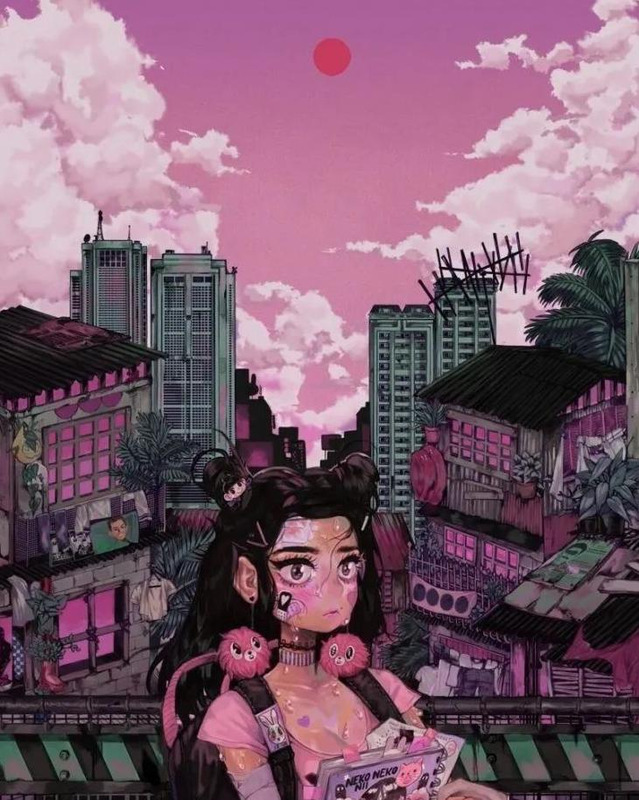 好看头像女生梦幻星空【梦幻星空彩铅画】