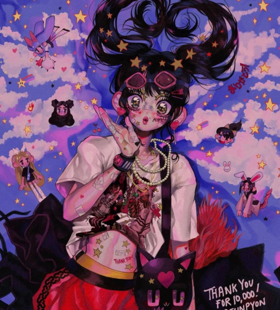 好看头像女生梦幻星空【梦幻星空彩铅画】