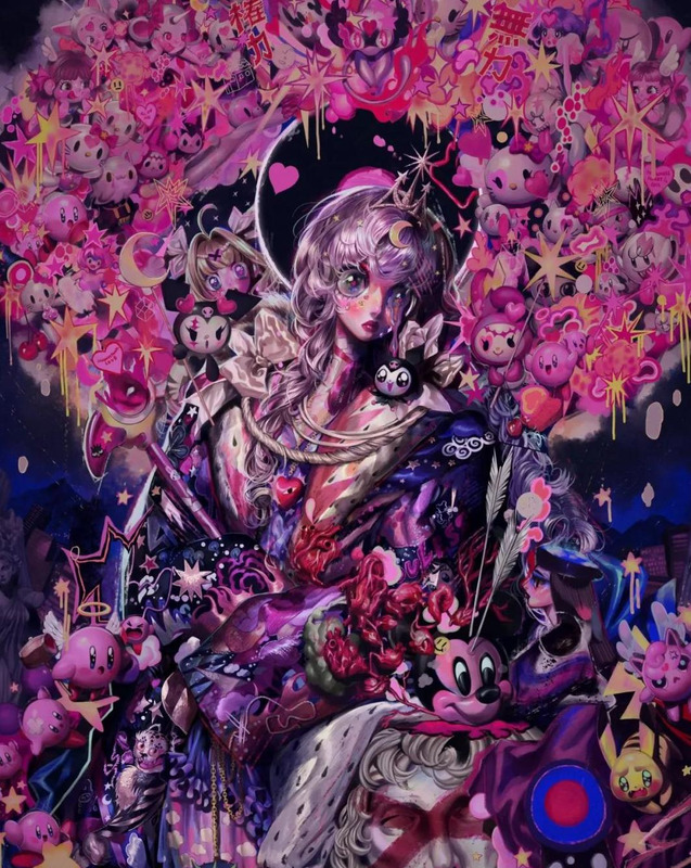 好看头像女生梦幻星空【梦幻星空彩铅画】