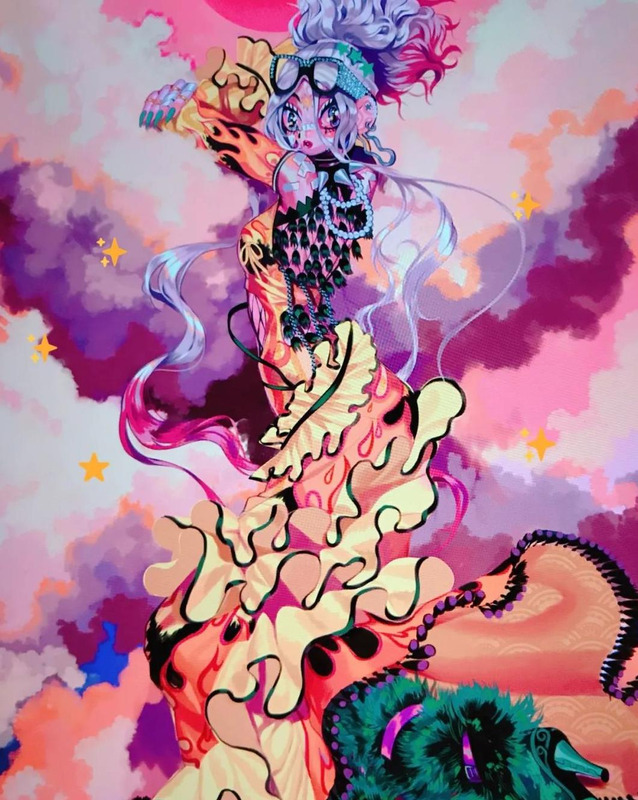 好看头像女生梦幻星空【梦幻星空彩铅画】