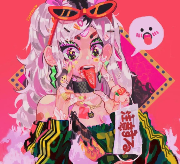 好看头像女生梦幻星空【梦幻星空彩铅画】