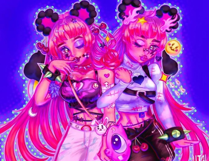 好看头像女生梦幻星空【梦幻星空彩铅画】