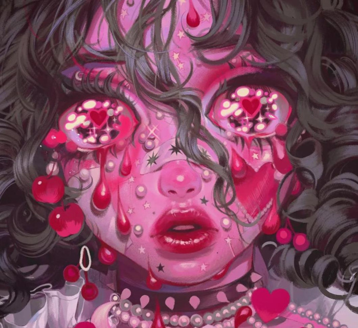 好看头像女生梦幻星空【梦幻星空彩铅画】