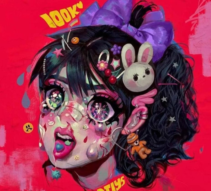 好看头像女生梦幻星空【梦幻星空彩铅画】