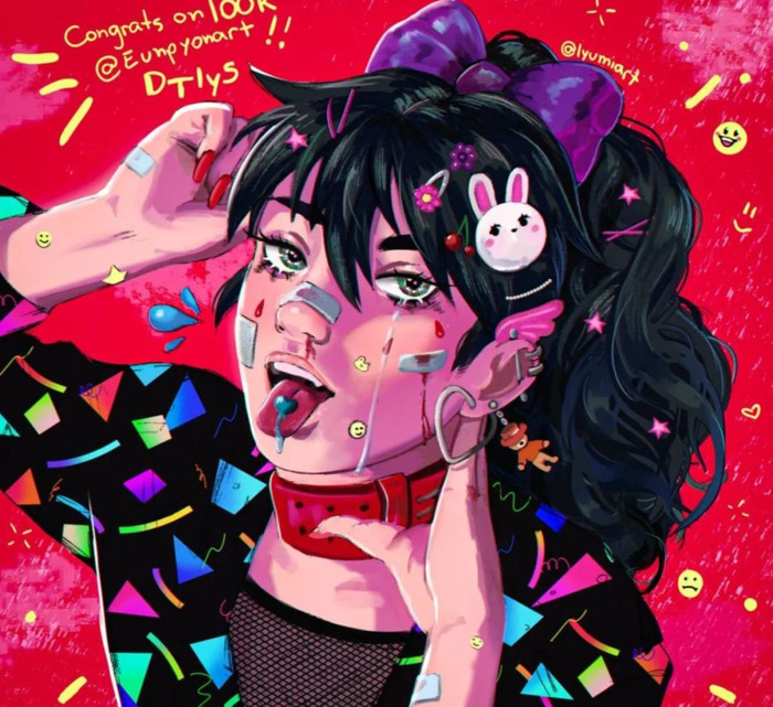 好看头像女生梦幻星空【梦幻星空彩铅画】