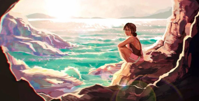 好看头像女生梦幻星空【梦幻星空彩铅画】