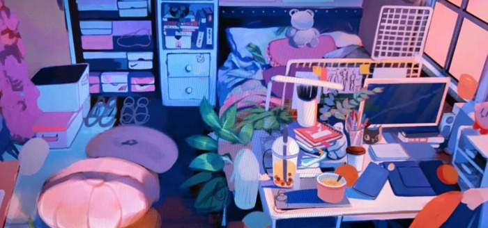 好看头像女生梦幻星空【梦幻星空彩铅画】