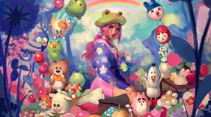 好看头像女生梦幻星空【梦幻星空彩铅画】