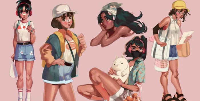 好看头像女生梦幻星空【梦幻星空彩铅画】