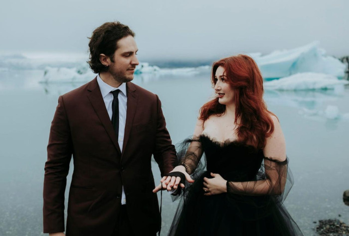 婚纱海景穿黑纱【婚纱海景照特效图】