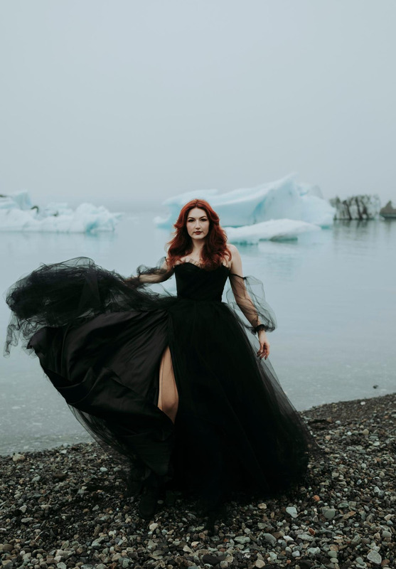 婚纱海景穿黑纱【婚纱海景照特效图】