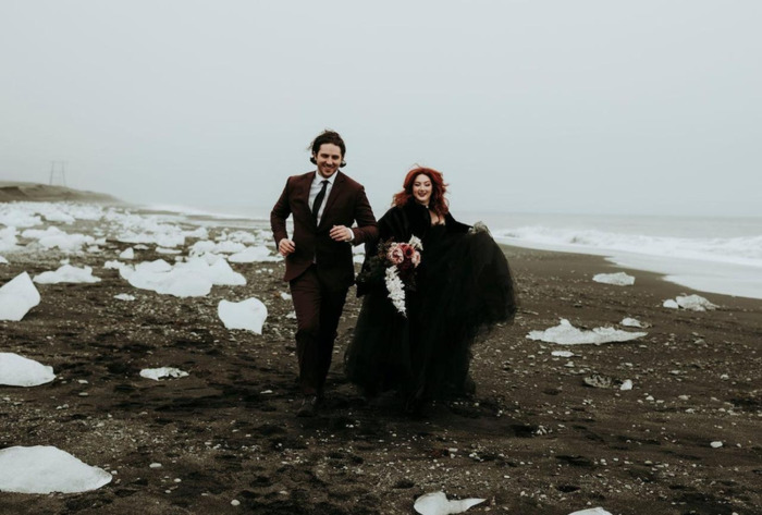 婚纱海景穿黑纱【婚纱海景照特效图】