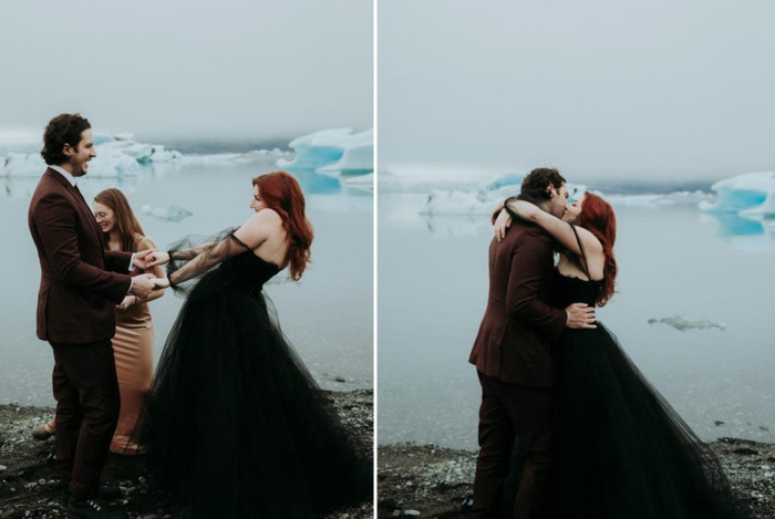 婚纱海景穿黑纱【婚纱海景照特效图】