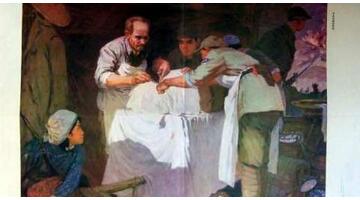 手术台就是阵地板书设计意图【手术台就是阵地板书设计教学反思】