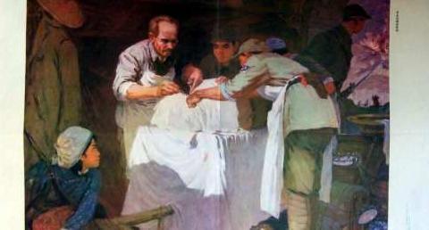 手术台就是阵地板书设计意图【手术台就是阵地板书设计教学反思】