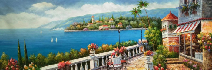 黄大刀油画作品欣赏船【黄大刀油画展】