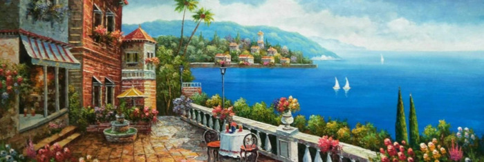 黄大刀油画作品欣赏船【黄大刀油画展】