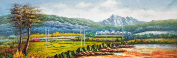 黄大刀油画作品欣赏船【黄大刀油画展】