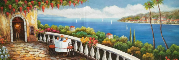 黄大刀油画作品欣赏船【黄大刀油画展】