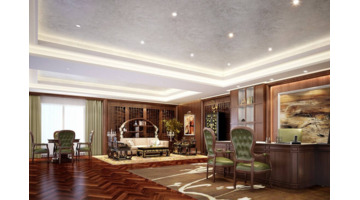 办公室中国风装修风格效果图【中国风装修风格效果图跃层】