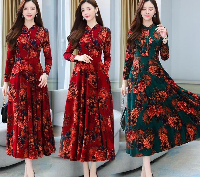 复古风连衣裙【复古风格服装】