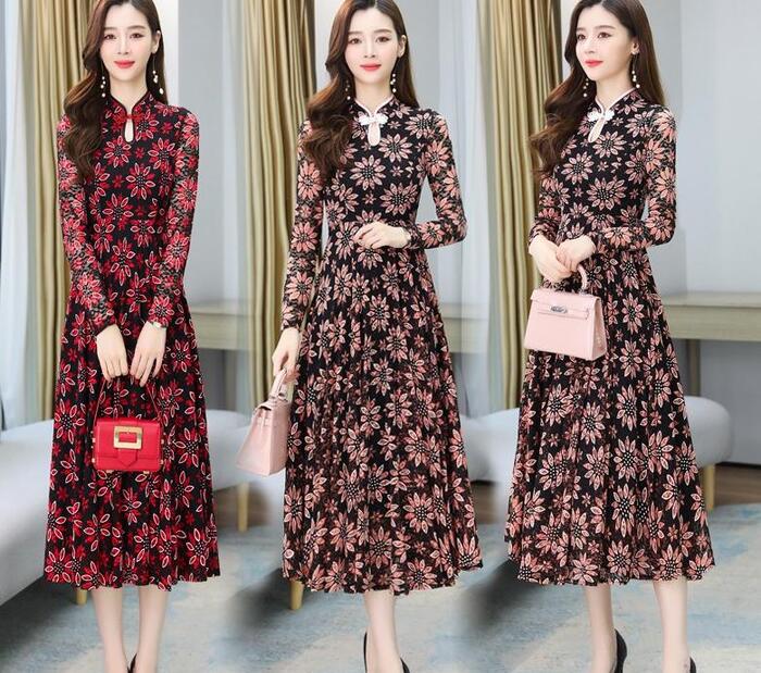 复古风连衣裙【复古风格服装】