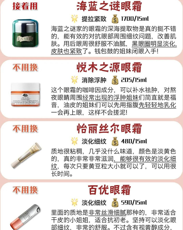 眼霜换着用好吗【眼霜需要经常更换吗】