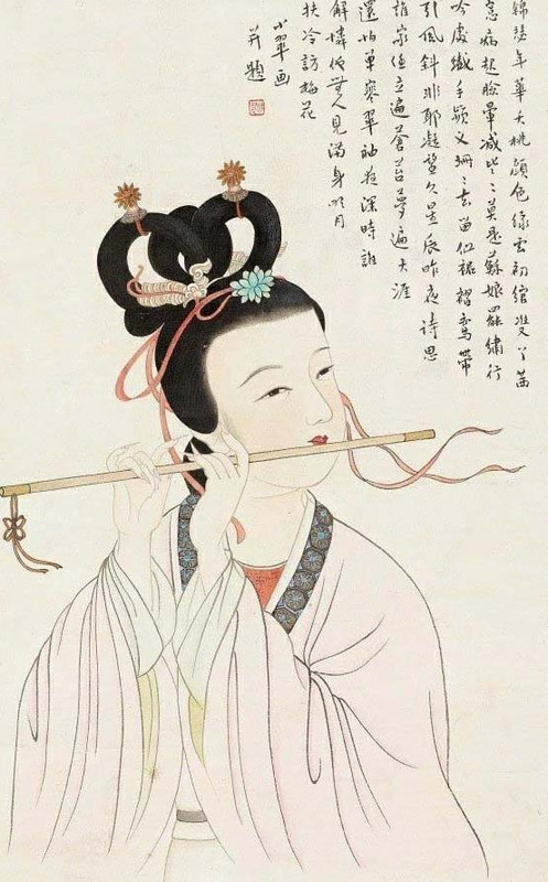 国画女性作品欣赏图片【女性国画欣赏】