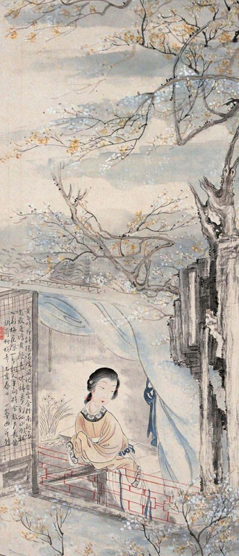 国画女性作品欣赏图片【女性国画欣赏】