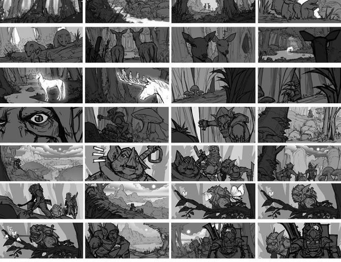 故事版草图【故事版与分镜头的区别】